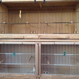 2 canary breeding boxes with divider like new