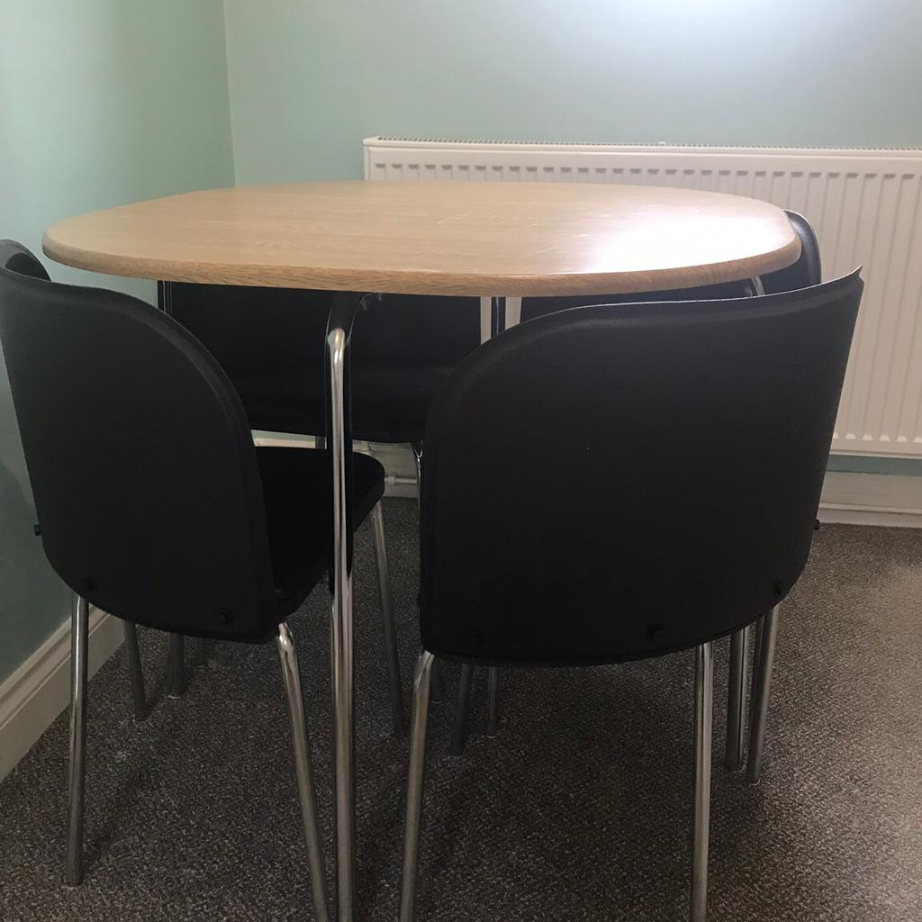 Hygena space saver discount table and 4 chairs