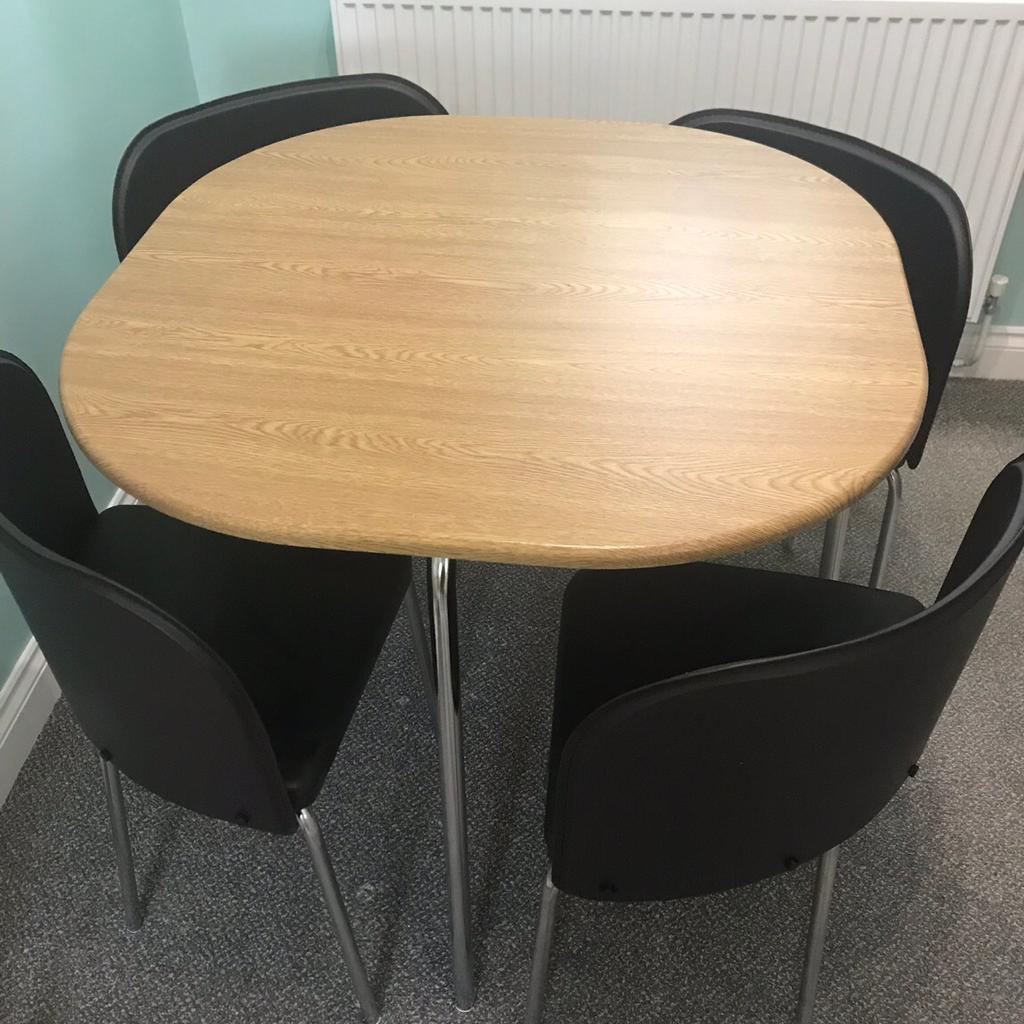 Hygena space saver table and chairs hot sale