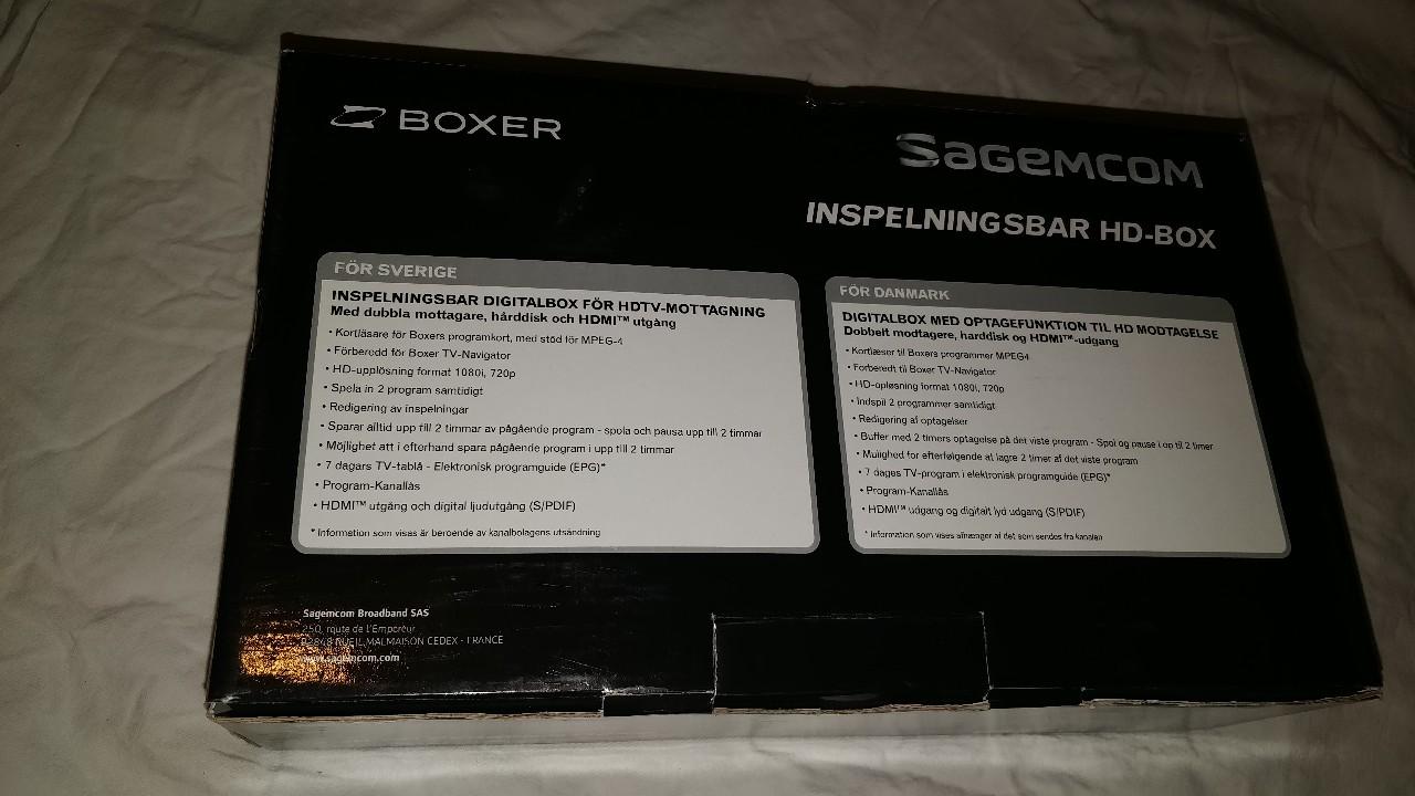 Inspelningsbar HDBox RT90 (Boxer) in Uppsala for SEK 200.00