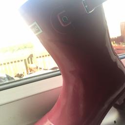 pink wellies size 3 in good condition