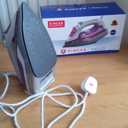 Singer Steam Iron 2200w. Nearly new - only used a couple of times. Collection only from Rochester, Kent.
