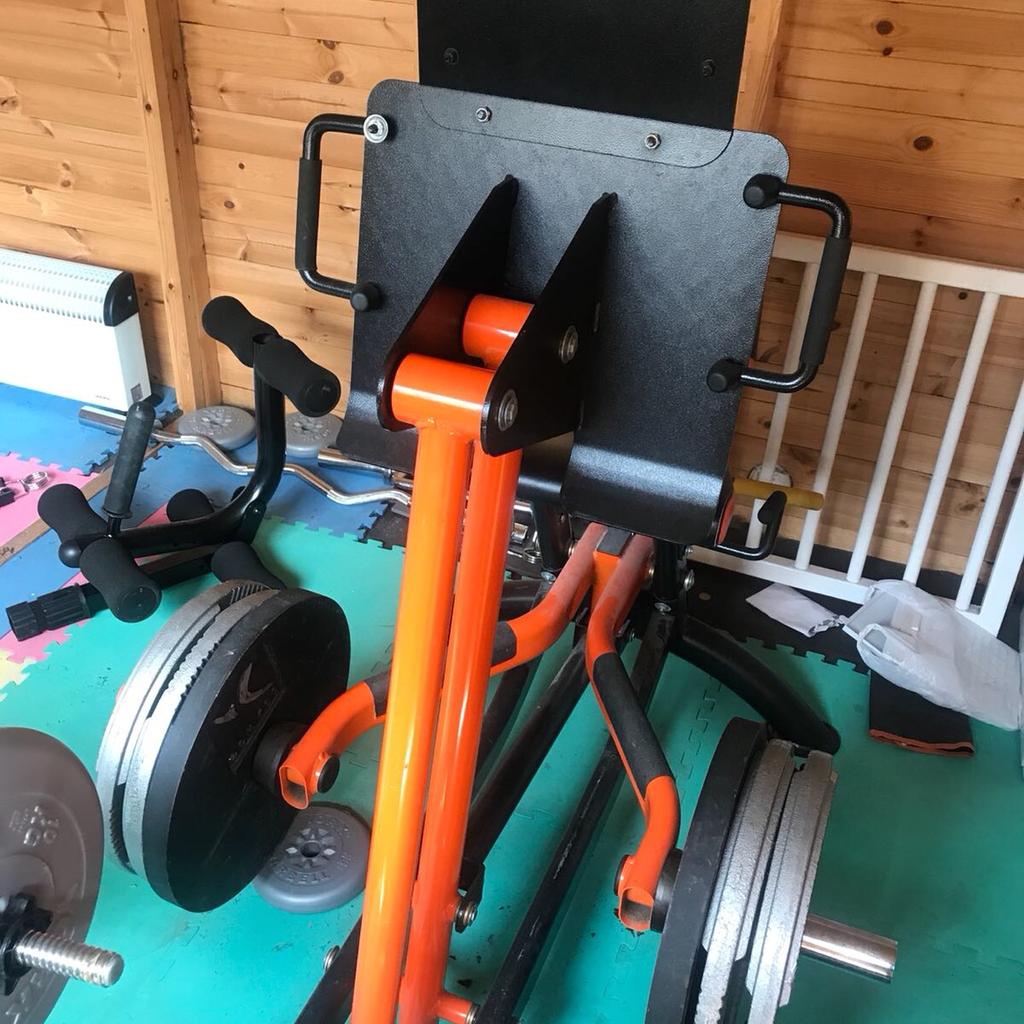 Shokk Leg Press with 40kg Olympic Weights in London Borough of