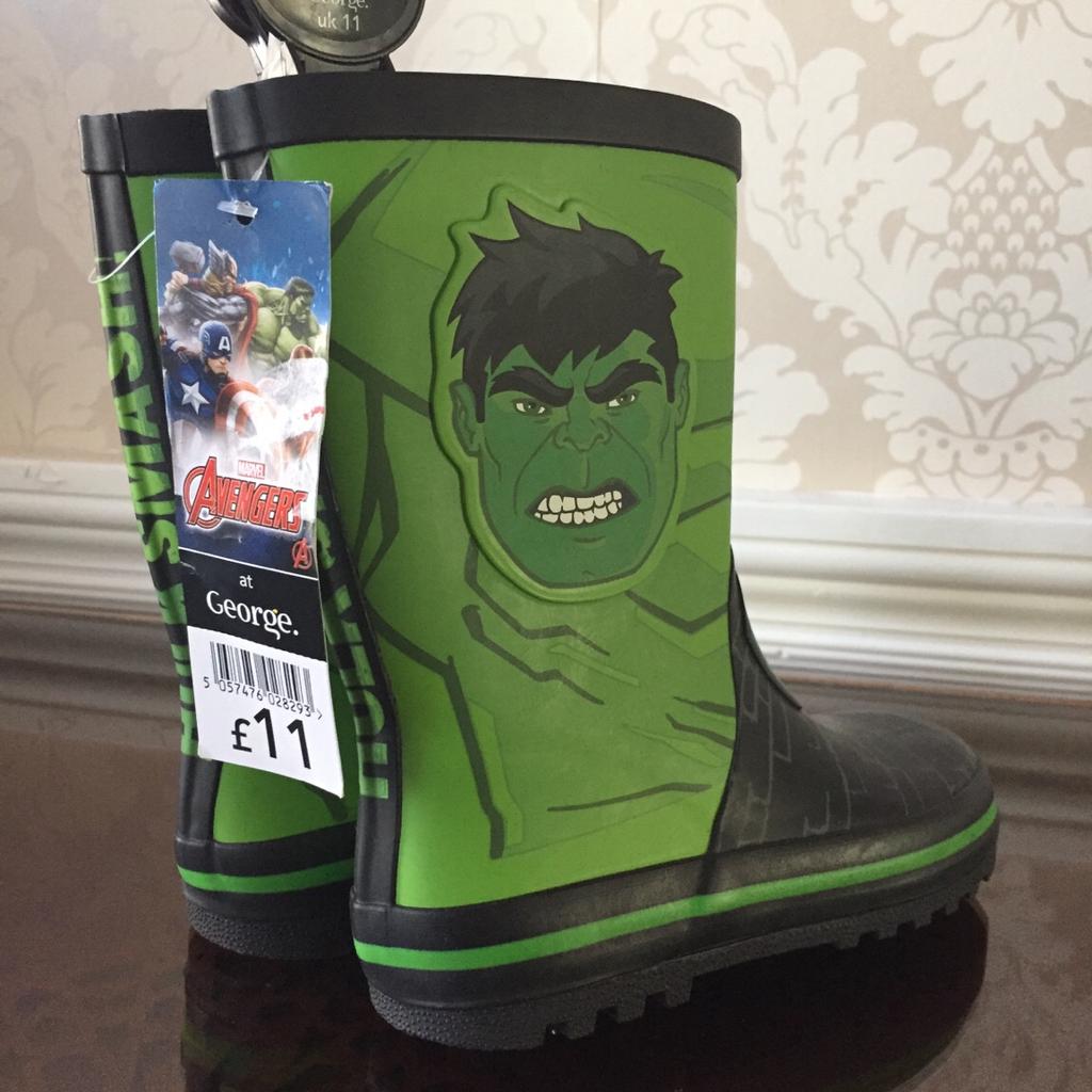 Brand new Avengers Hulk wellies size 11 in London Borough of Barking and Dagenham for 5.00 for sale Shpock