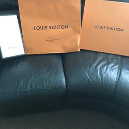 Louis Vuitton bag and box and Gucci box and bag for sale mint condition 10 pound each
