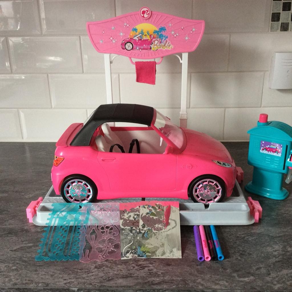 Barbie car cheap wash design studio