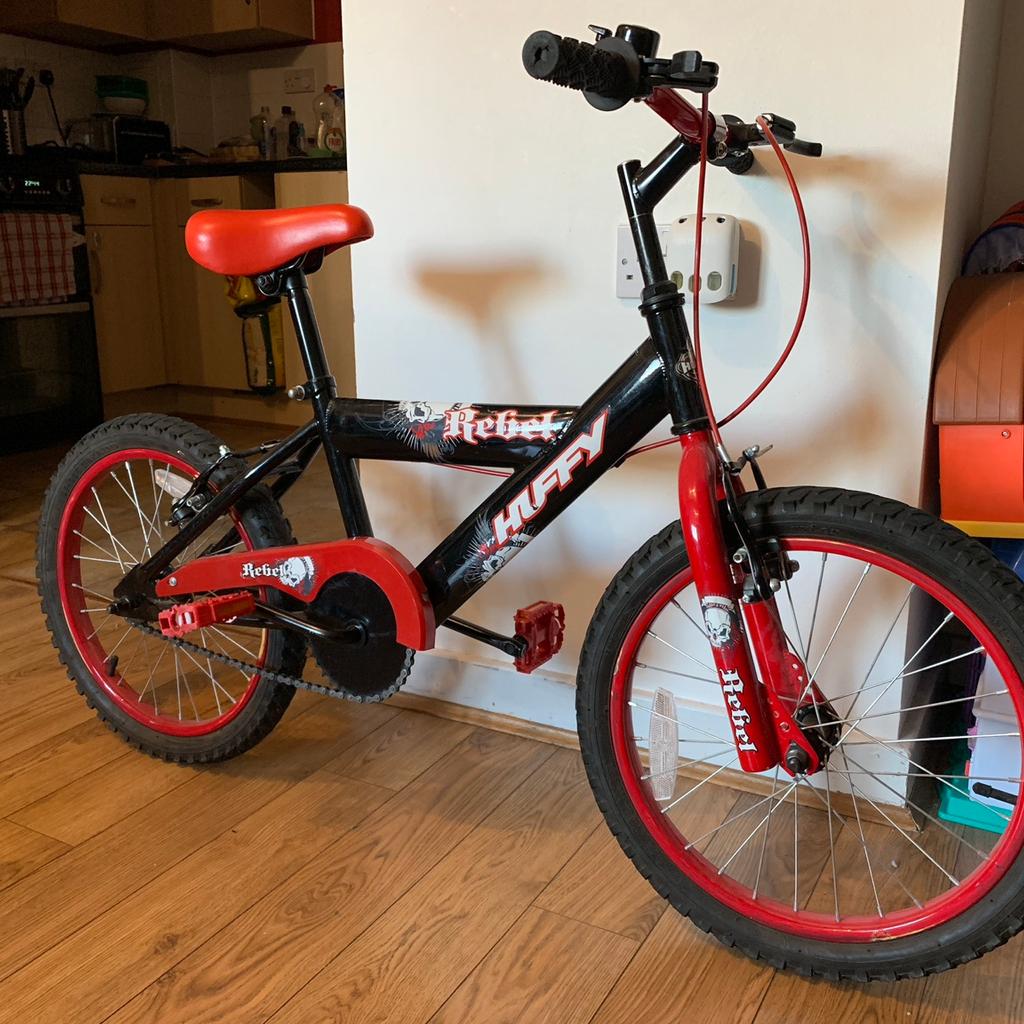 Huffy rebel best sale 18 inch bike