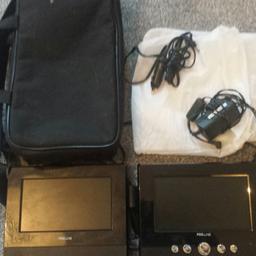 twin dvd in car or out player
with all leads and chargers and carrying case .
£100 ONO REDUCED REDUCED!!!!!!!!!!!!