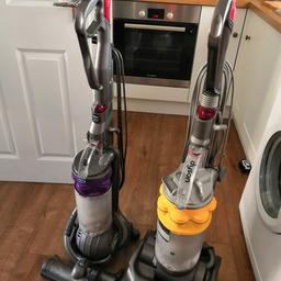 Spares or repair. Yellow one works. Purple one works but front roller not turning.