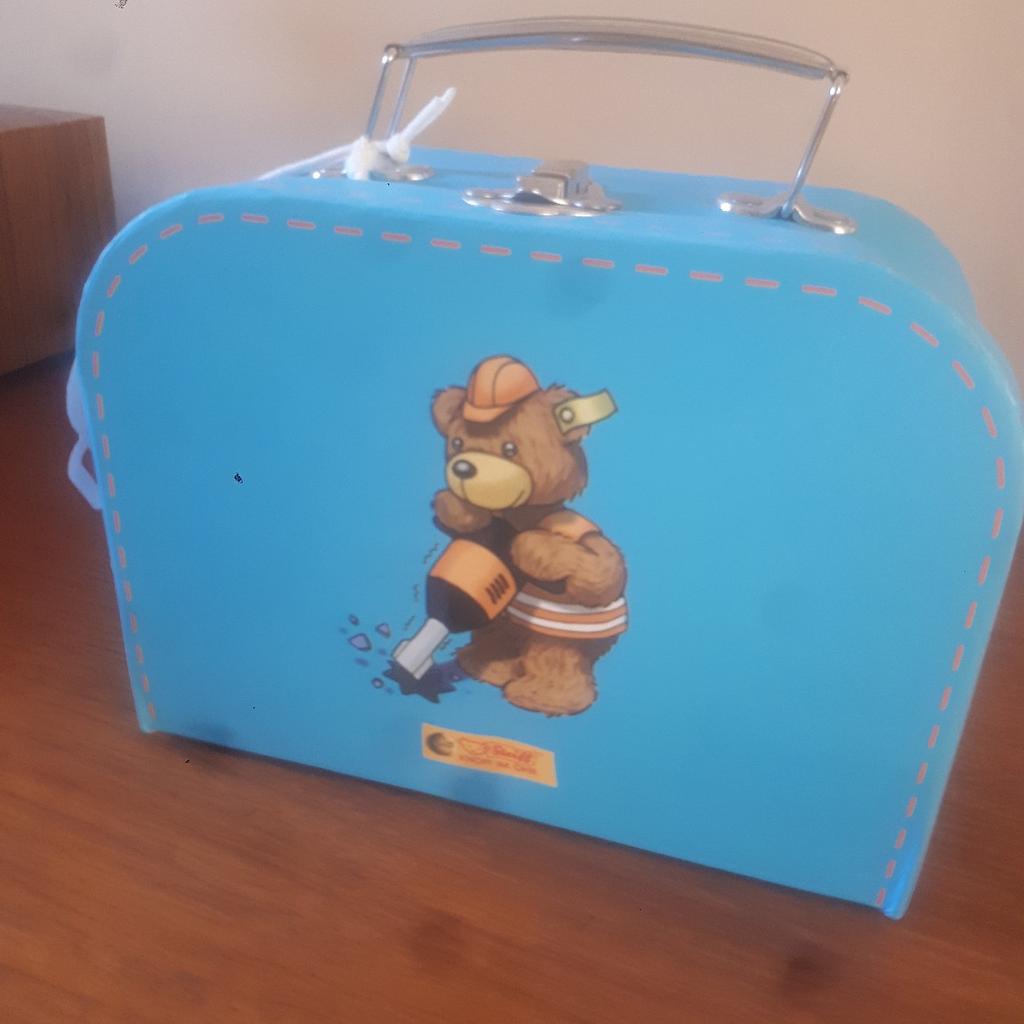 Steiff Teddy Bear Flynn in a Suitcase