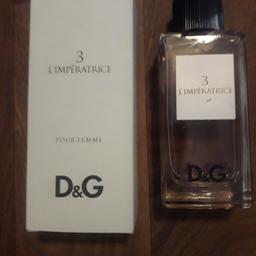 D&G perfume, 100ml used twice but dont like it on me, collection only.