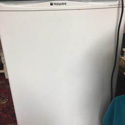 Hotpoint under counter freezer, works well 5+yrs old, can’t remember exactly