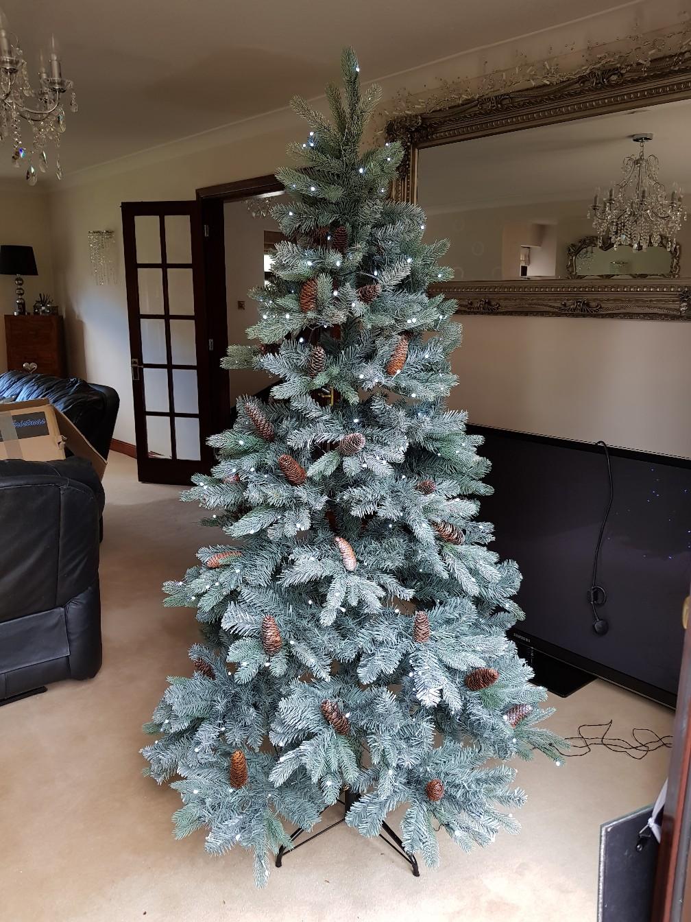 6ft prelit deluxe edwardian blue tree with gl in Stockport für 45,00