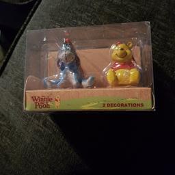Brand new winnie the pooh and eeyore tree decorations. will happily post