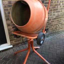 Hardly used cement mixer