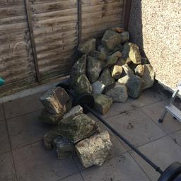 Rocks for rockery or water feature