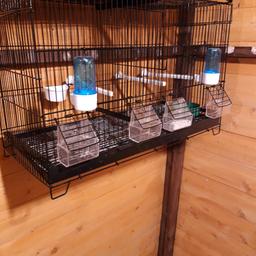 Wire double breeding cage