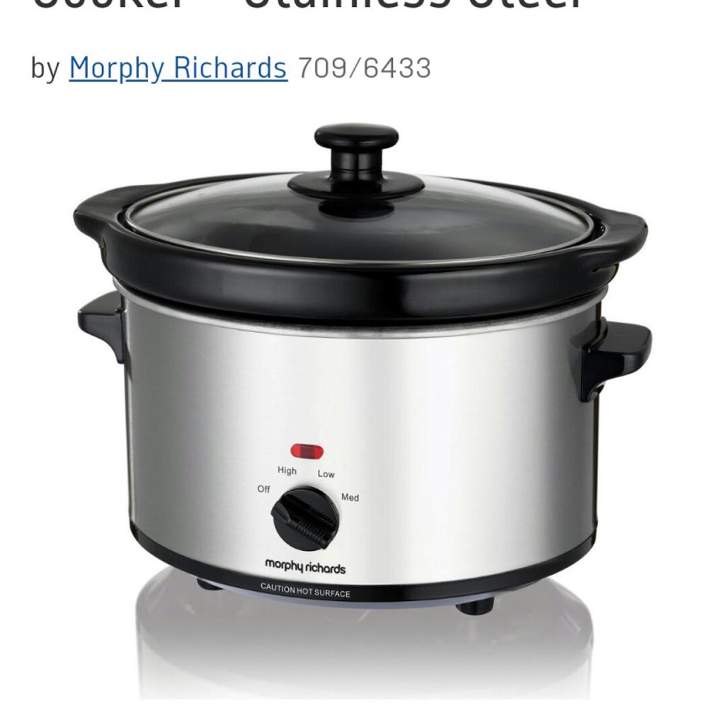 morphy richards 6L slow cooker in CT10 für £ 14,00 zum Verkauf
