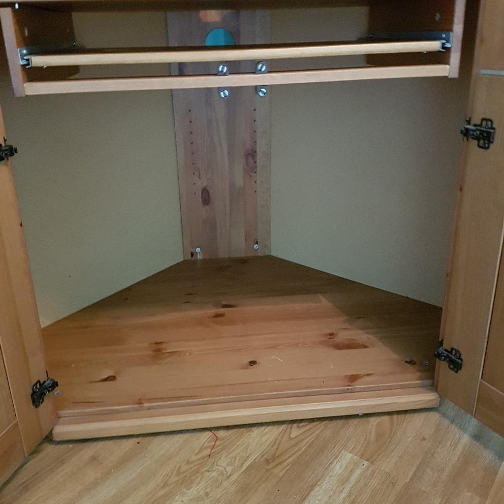 IKEA Wood Corner Cupboard Home Office Craft in Lincoln für 30,00 £ zum Verkauf Shpock DE