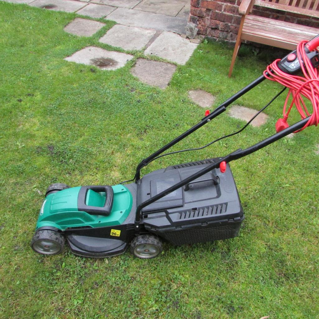 Qualcast electric rotary online lawnmower 32cm 1200w manual