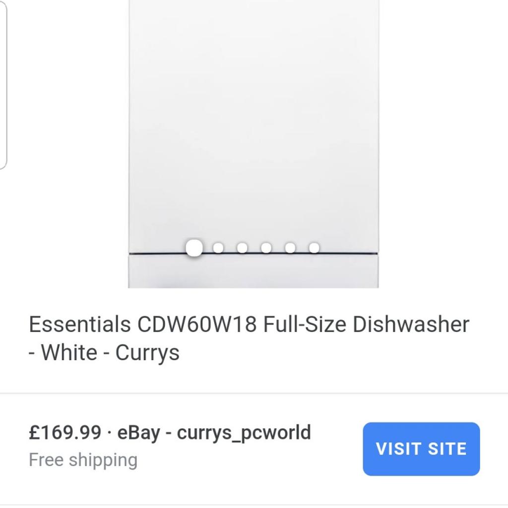 CE DISHWASHER model CDW60W18 in London for £92.99 for sale Shpock
