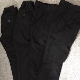 4x school black trousers( size 7-8) from next, F+F. + 2 school shorts 7-8y TU. plus lovely dark blue cardigan next 8y. All without marks or tear. Bargain £10