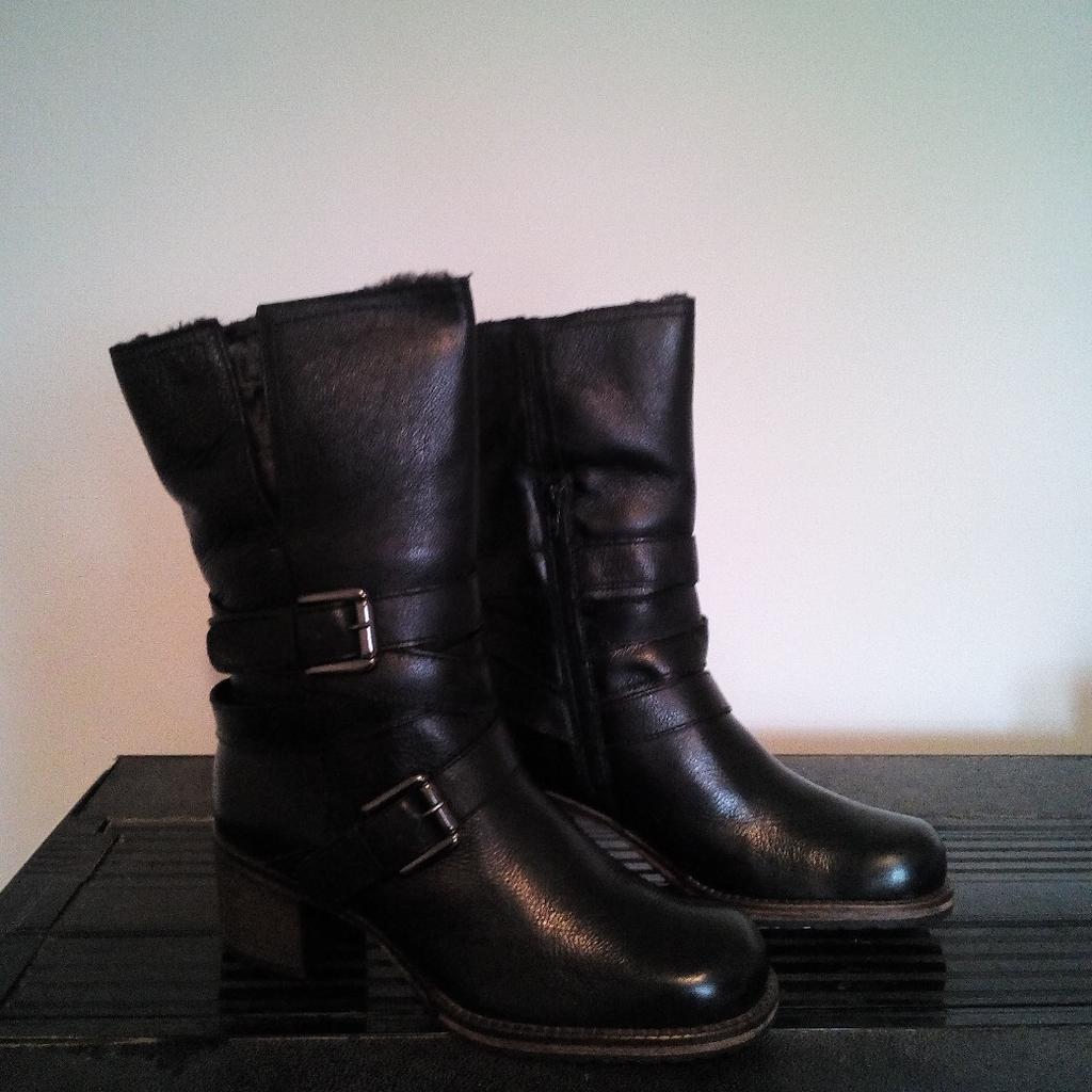 Dune rockerr calf hot sale boots black