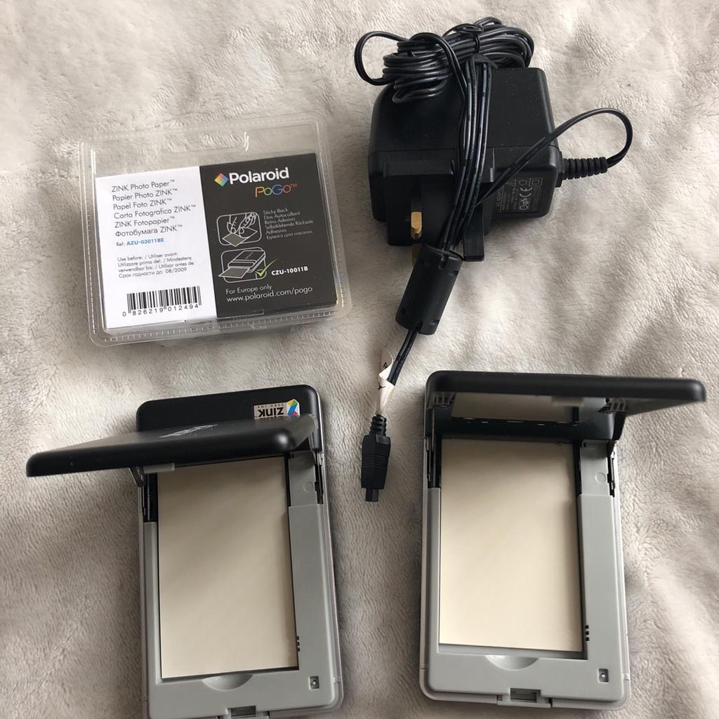 Polaroid PoGo printer with paper and charger in HP12 für 10,00