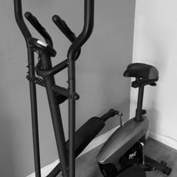 Everlast Cross trainer with removable seat.
2 in 1 cross trainer and exercise bike.
Very good condition.