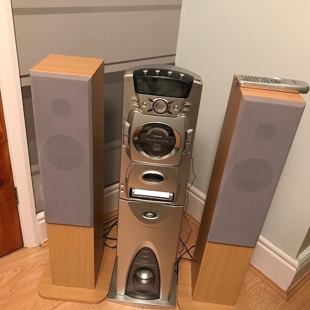 Goodmans Tower Music System 1760S in B97 Redditch for £50.00 for sale