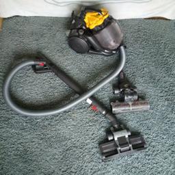 Used but fully working Dyson DC19 T2 vacuum. Complete with extension and regular head. The odd mark but its a decent model and has really only been used as a 2nd hoover so hasn't worked too hard.

Turbo head attachment doesn't spin anymore but is included

£45
