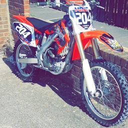 crf250 nice bike. starts and rides as it should. its a 2005 model. in good condition for age. i beleive fork seals was done before i got it. and ive had it about 5 months. only reason for sale is i dont use it as much as i would like to due to no transport for it. best offer takes it. any silly offers will be ignored. thanks