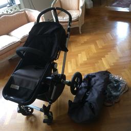 Säljer en bugaboo barnvagn inköpt 2012. Sparsamt använd, främst under somrarna. Förvarad inomhus.
Inkluderar:
Chassi
Liggdel
Sittdel
Regnskydd
Sufflett (svart)
Finns att hämta på Södermalm, Medborgarplatsen.