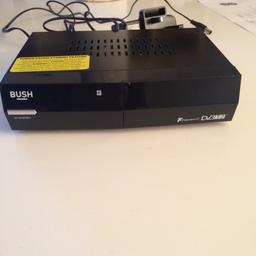 Bush HD Freeview box 6 months old with leads and remote control