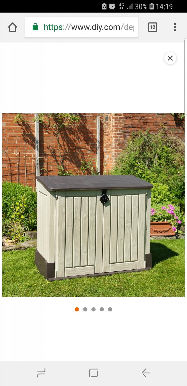 B&Q Plastic Garden Storage Box in WS10 Walsall for £60.00 for sale Shpock