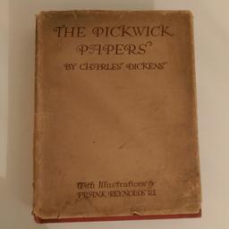 A Wonderful Copy Of Charles Dickens 'The Posthumous Papers Of The Pickwick Club, Dickens' First Ever Novel

Book Is The Westminster Press 1926 Re-Issue Of The 1912 Hodder & Stoughton Edition,

Edition Includes 20 Plates Created By The Artist Frank Reynolds (1876-1953)

Please Message Me For A Condition Report

Please Message Me Before Purchase If You Would Like This Posted... Thank You

See My Profile For More Art, Antiques And Paintings