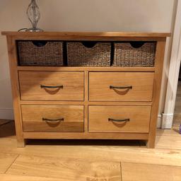 Oak Sideboard with Drawers baskets in Bolton for 150.00 for