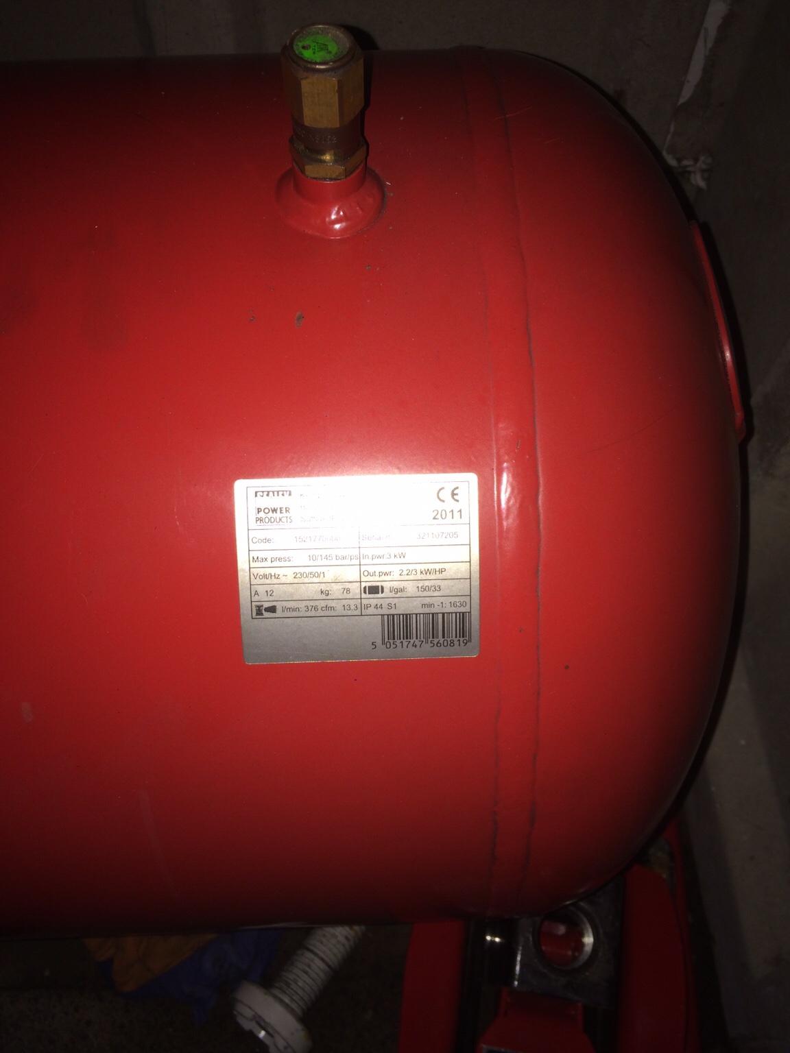 Sealy 150 ltr air compressor in WN2 Wigan for £300.00 for sale Shpock