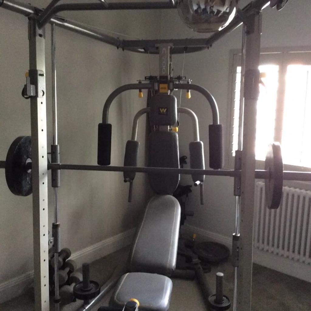 Smiths Machine Multi Gym w Olympic Weights in SK10 Macclesfield