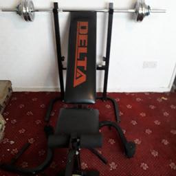 Ideal for keeping in trim at home. Weights bench including weights. Call Paul on07908248630