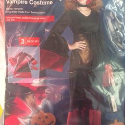 Women’s halloween costumes
Witch
Vampire
Ghost
£5 each
