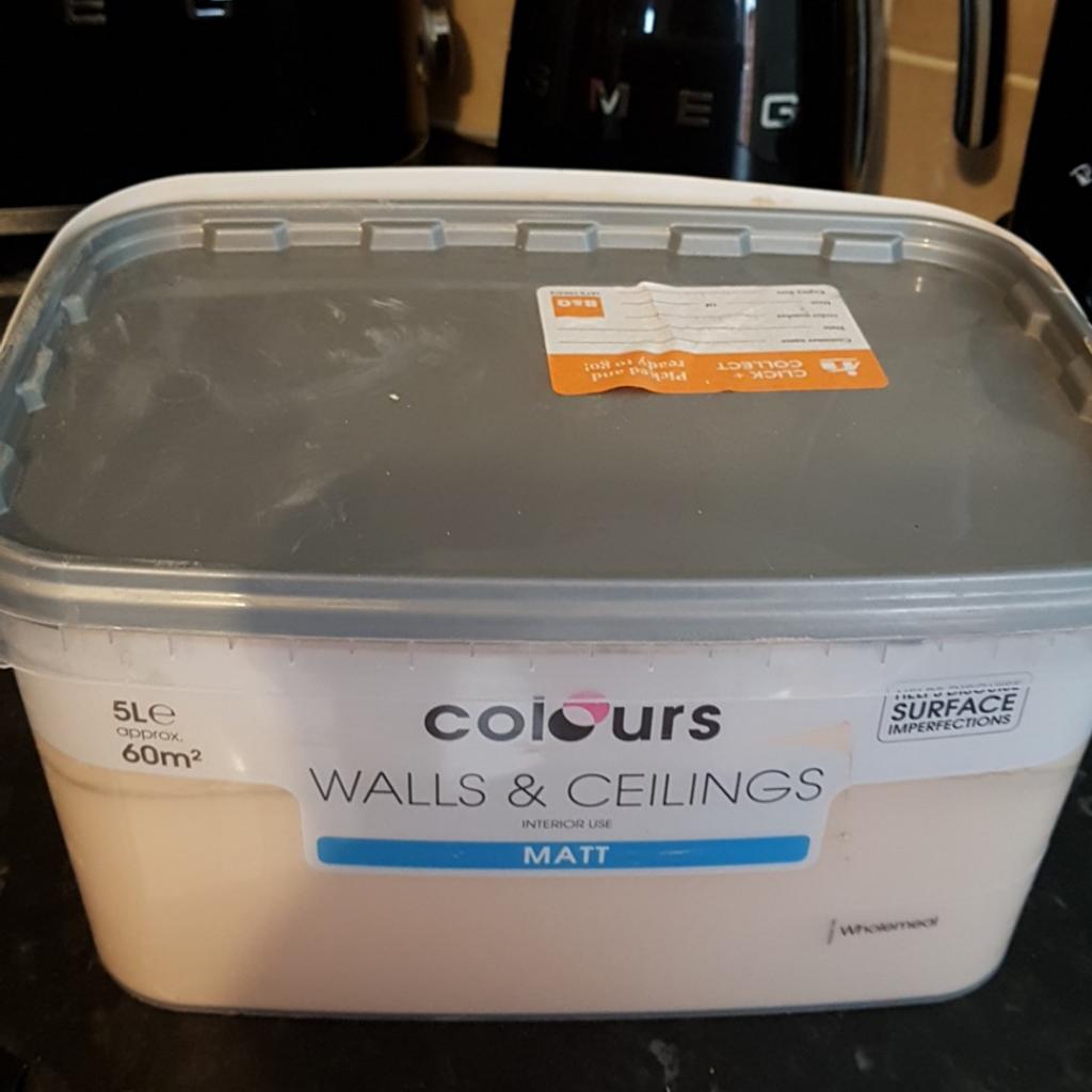 B&Q 5ltr paint (wholemeal) in DY9 Dudley for £5.00 for sale Shpock
