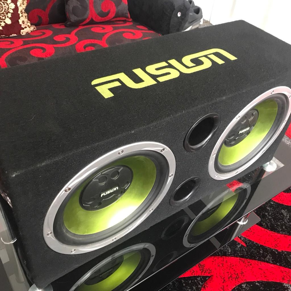 Fusion store dual subwoofer