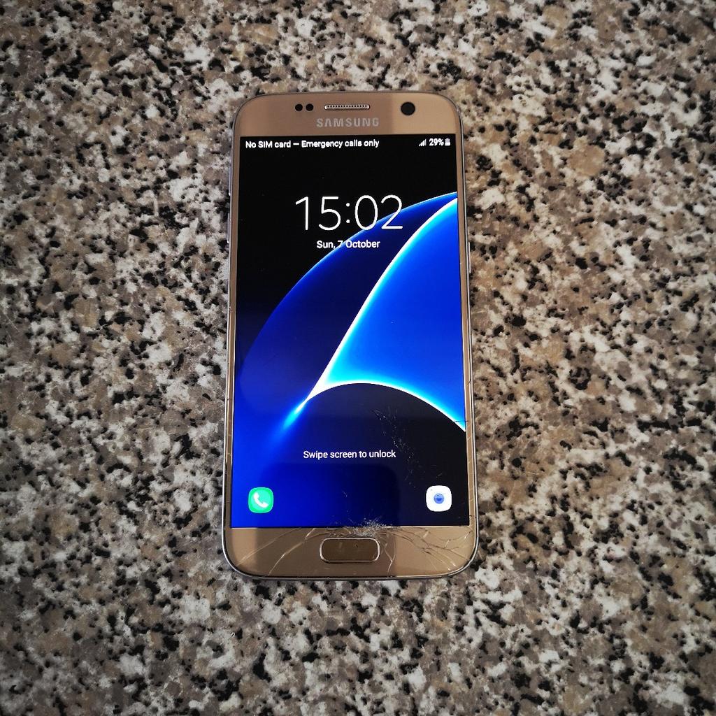 Samsung galaxy S7 Gold (broken screen) in PO17 Winchester für 70,00