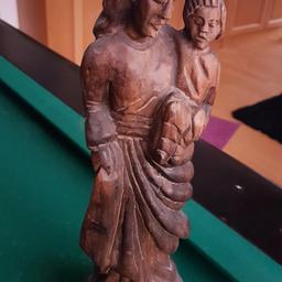 alte Heiligen Figur Holz