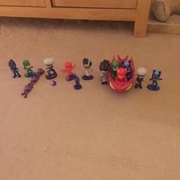 Bundle of pj mask toys in excellent condition