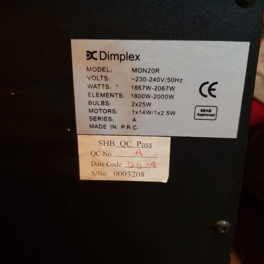 dimplex fire heater in B44 Birmingham für £ 50,00 zum Verkauf | Shpock AT