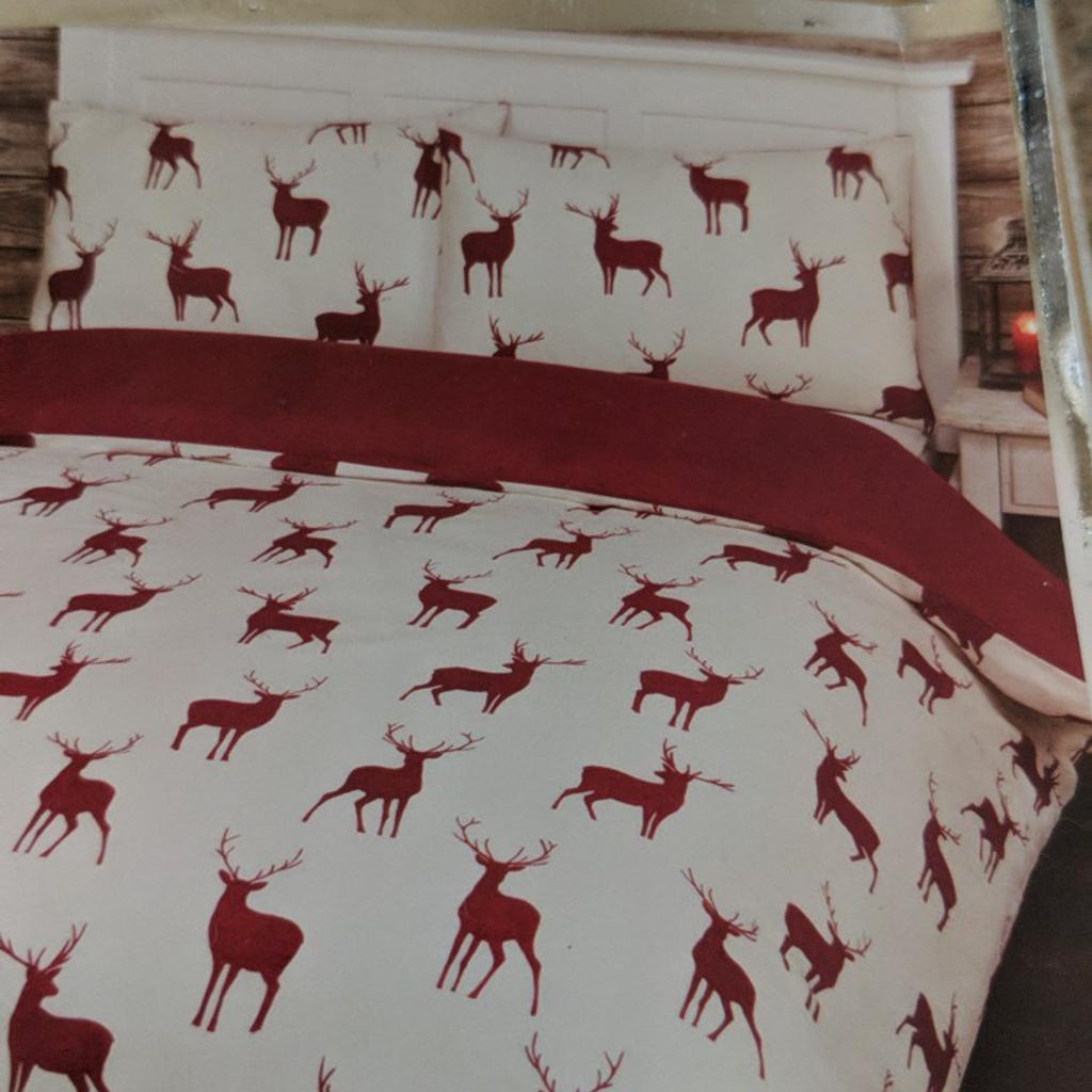 bn christmas bedding double brushed cotton in WA1 Warrington for £7.00