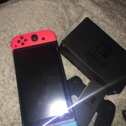 Paid 370 for this switch February this year my daughter has played with it twice selling as does not get used perfect condition. Comes complete with mario games and Nintendo Switch 1/2.