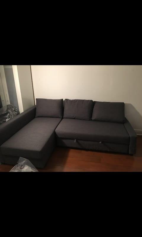 Grey Ikea Corner Sofa Bed Free Delivery In SW15 Wandsworth For 229 99   5bbbe4b5293ae02f1496868f